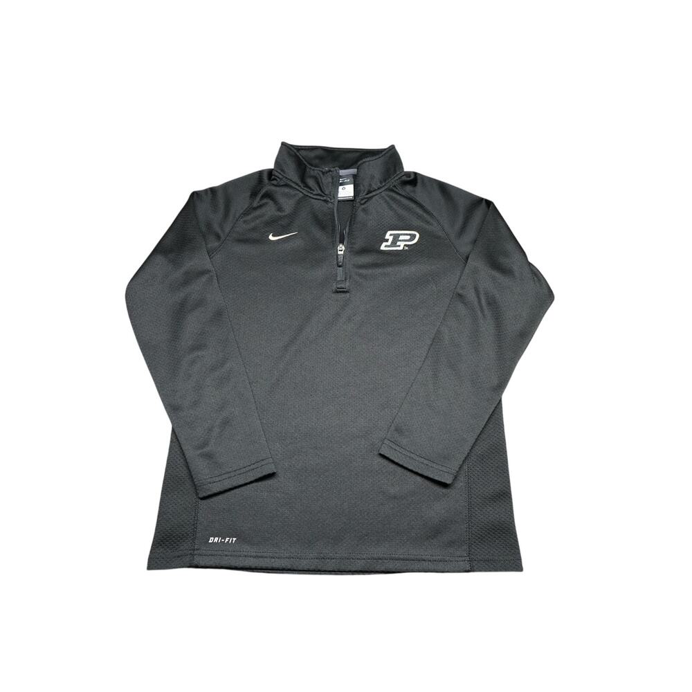 Purdue Boilermakers Nike Women's Medium Black Quarter Zip Pullover Dri-Fit